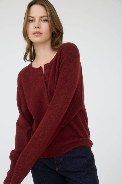Raglan Long Sleeve Sweater