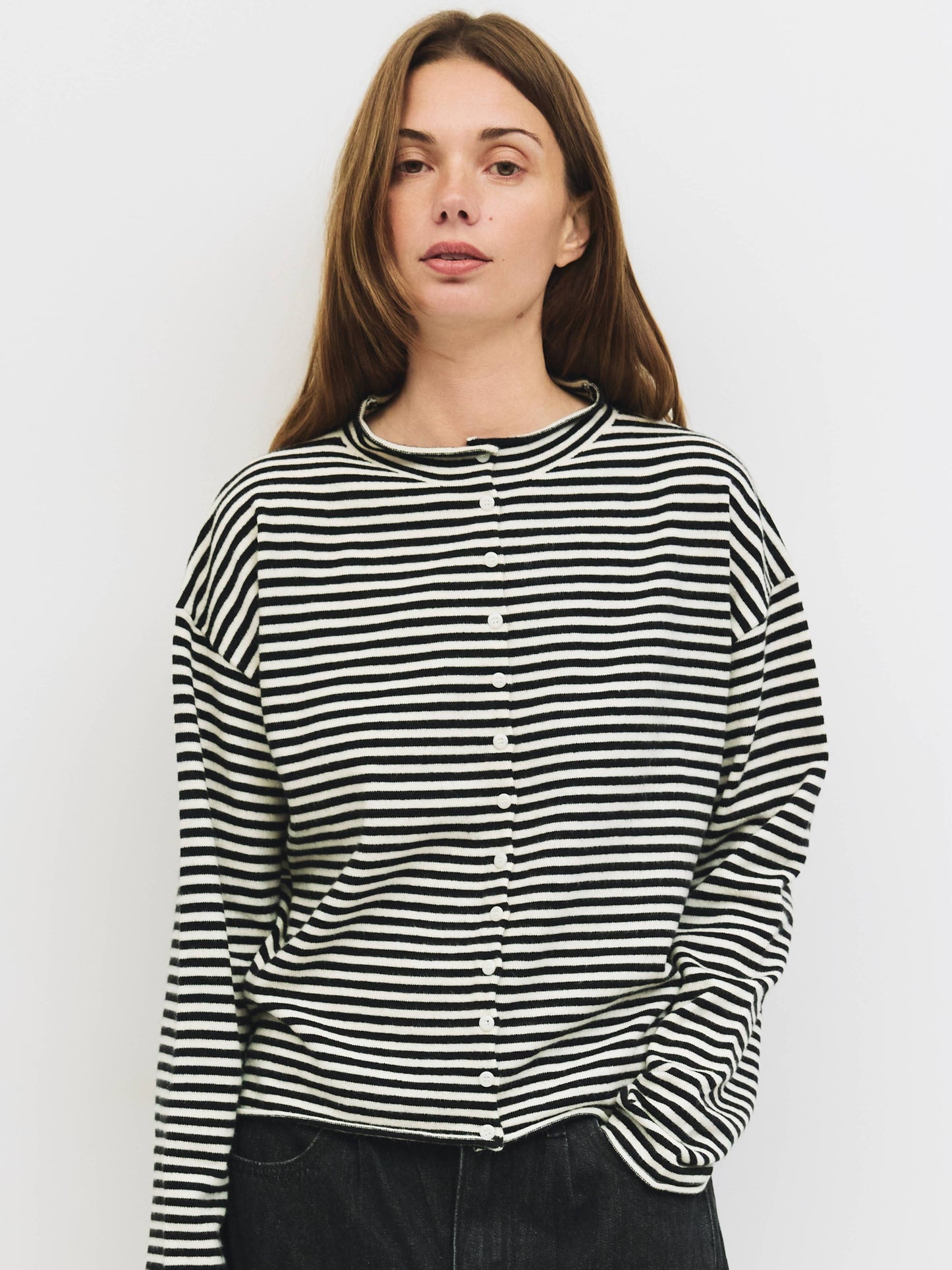 The Elisa Striped Cardigan