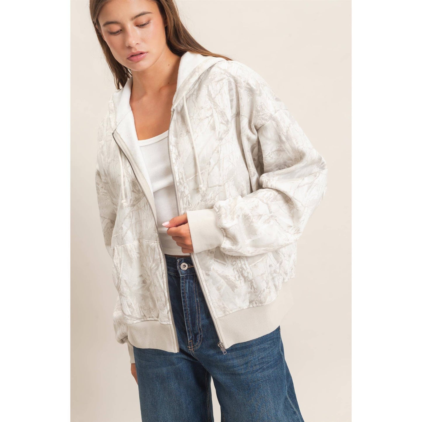 Relaxed Camo Hoodie