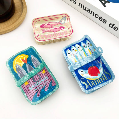 Sardine Can Hair Clip