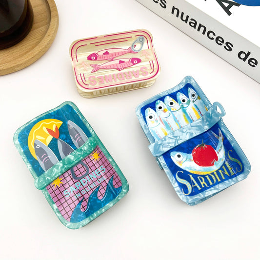 Sardine Can Hair Clip