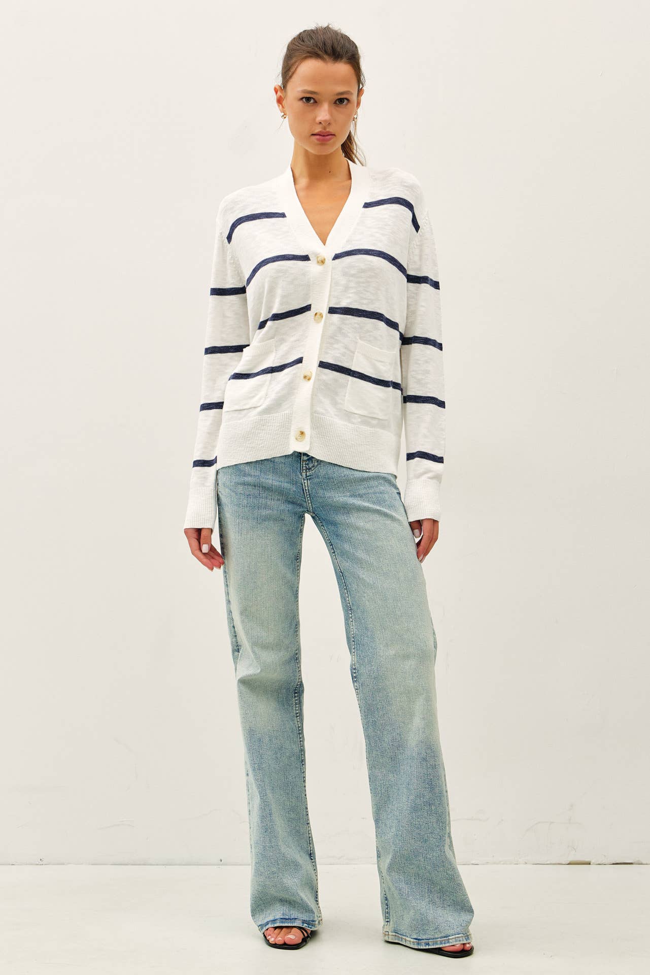 Sydney Classic Striped Cardi