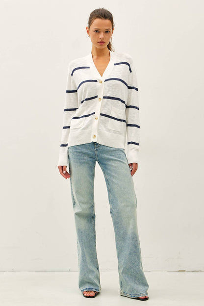 Sydney Classic Striped Cardi