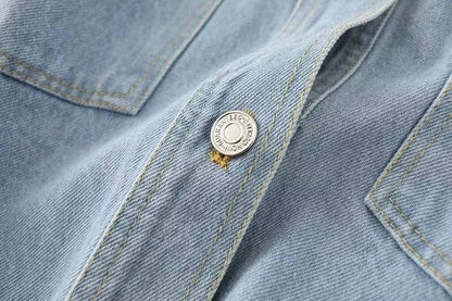Oversized Jean Shacket