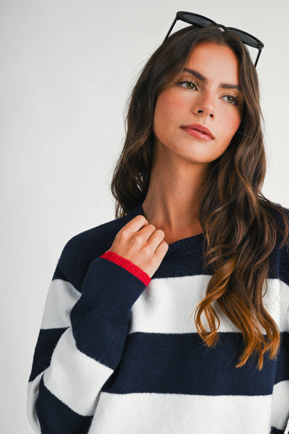 Tide Stripe Sweater