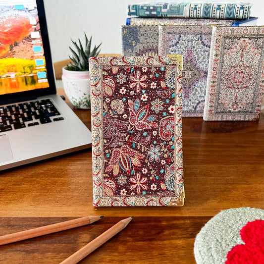 Small Handmade Notebook, Floral Boho Notebook, Cute Journal