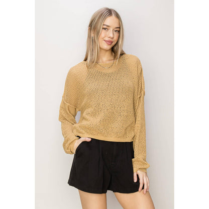 Coastal Mesh Sweater