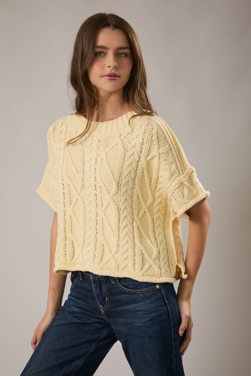 Relaxed Coastal Cable Knit