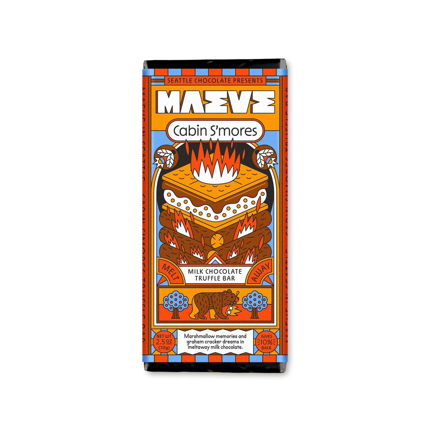 Cabin S'mores (Campers' S'mores) Truffle Bar