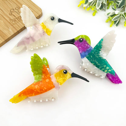 Hummingbird Hair Claw Clip