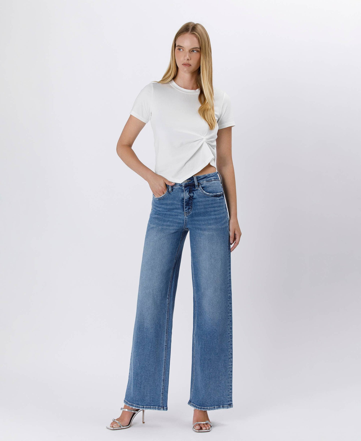 Super High-Rise Baggy Wide Jeans