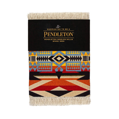 4 Pc CoasterRug Set Pendleton Fire Legend