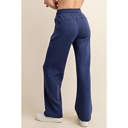 MODAL POLY SPAN SCUBA STRAIGHT PANT