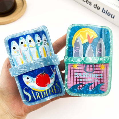 Sardine Can Hair Clip