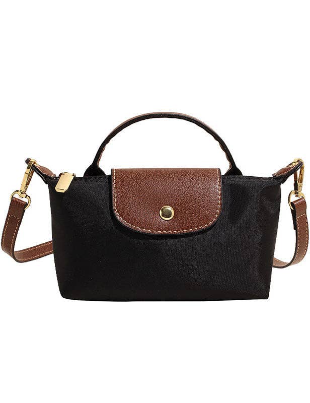 Simple Color Block Crossbody Bag