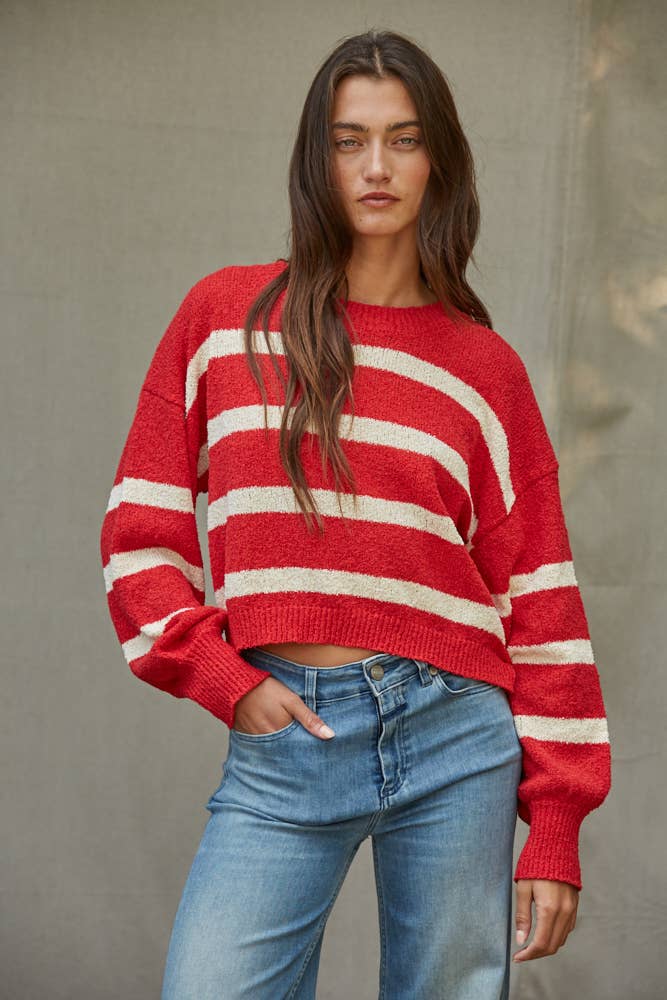 Harbor Stripe Knit Pullover