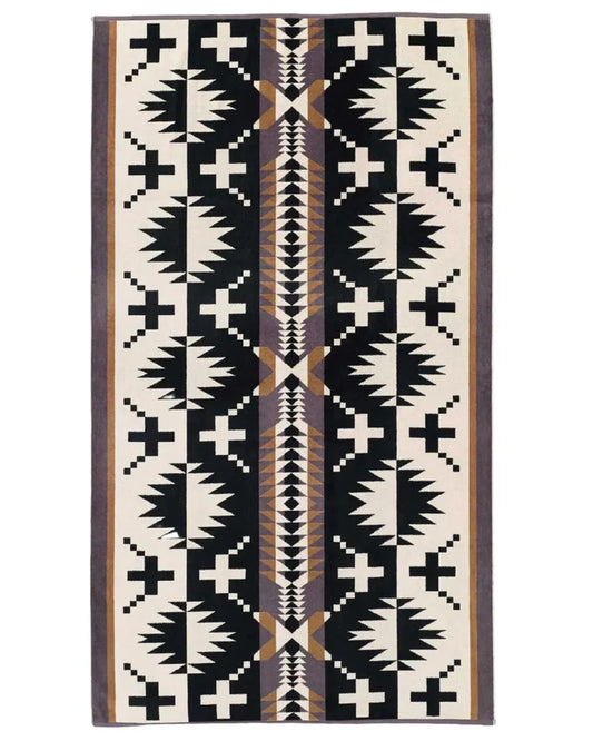 Pendleton Oversized Jacquard Spa In Harding Oxford