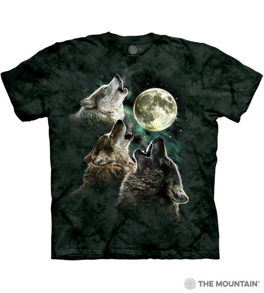 Three Wolf Moon Glow - Adult Unisex Tee