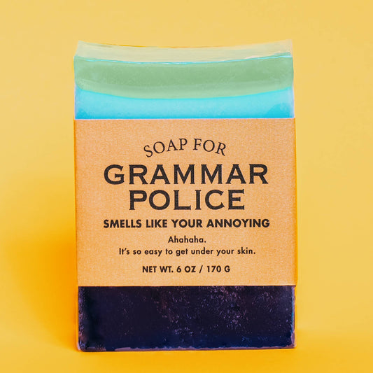 A Soap for Grammar Police | Funny Soap